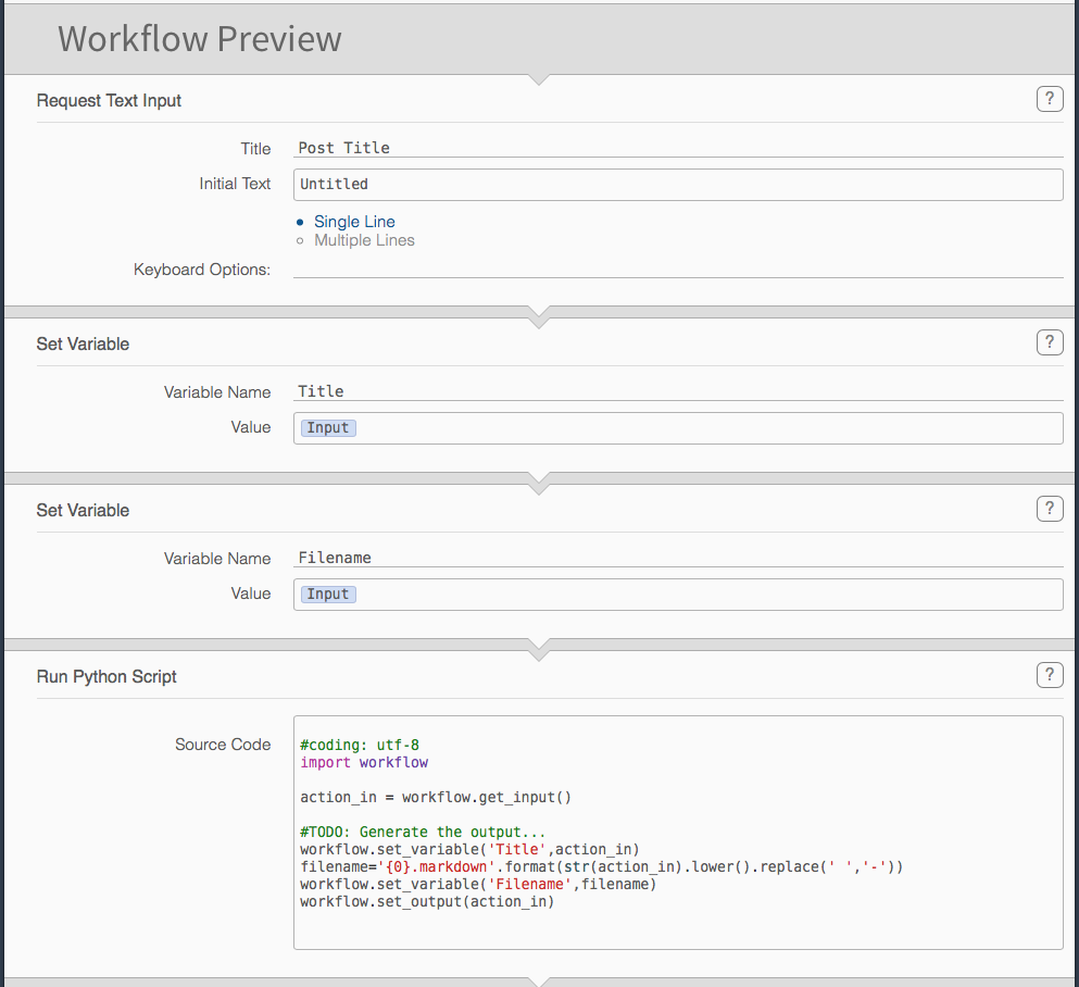 Editorial Workflow Directory